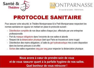Protocole Sanitaire Theatre Montparnasse